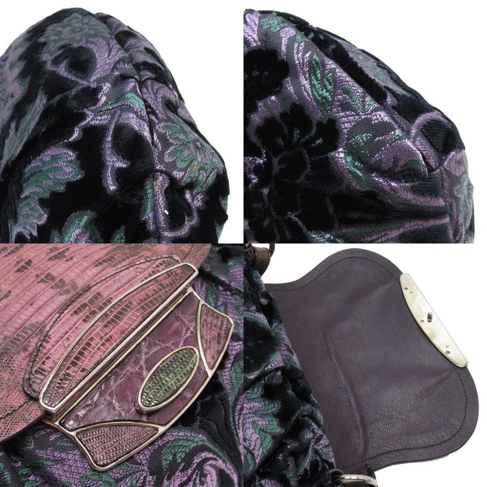 Prada handbag purple velour - Picture 4 of 4